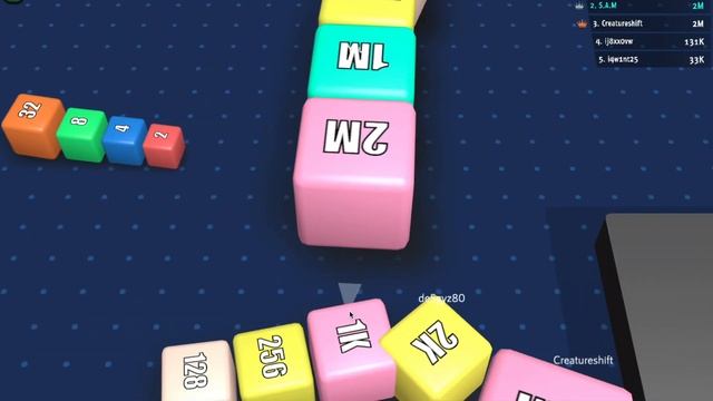 Reached 34 Million Cubes 2048.io || How to play смотреть онлайн