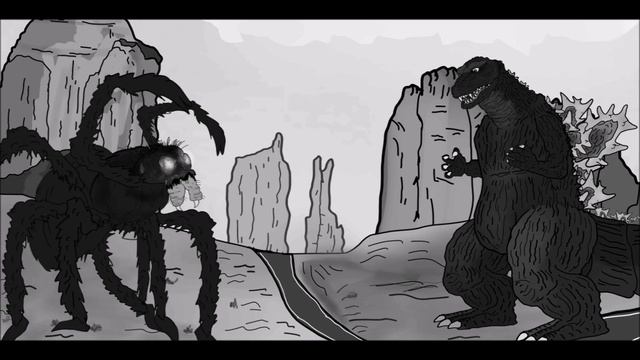 GODZILLA VS TARANTULA! KAIJU MOMENTS смотреть онлайн