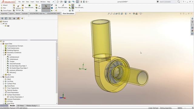 Why SolidWorks Flow Simulation - Suction Pump Simulation смотреть онлайн