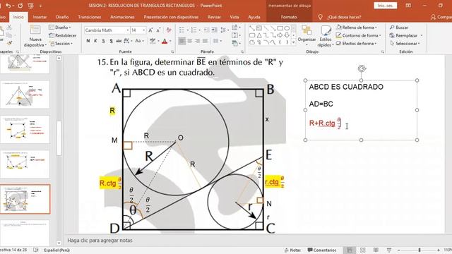 RESOLUCIÓN DE TRIÁNGULOS RECTÁNGULOS-4TO SEC смотреть онлайн