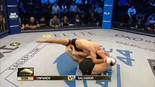 Арман Оспанов-Дилан Сальвадор!!! Свежый бои Армана Оспанова!!! Проигрыш казаха!!! смотреть онлайн