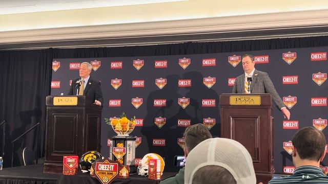 PRESS CONFERENCE: Josh Heupel, Kirk Ferentz talk ahead of Citrus Bowl смотреть онлайн