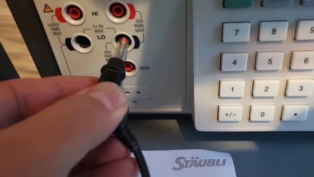Stäubli 2m test lead смотреть онлайн