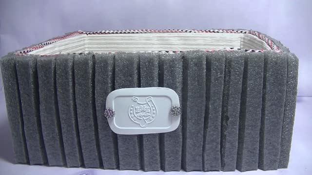 КАРТОННАЯ КОРОБКА ИЗ КОРОБКИ .Оформление коробки утеплителем . смотреть онлайн