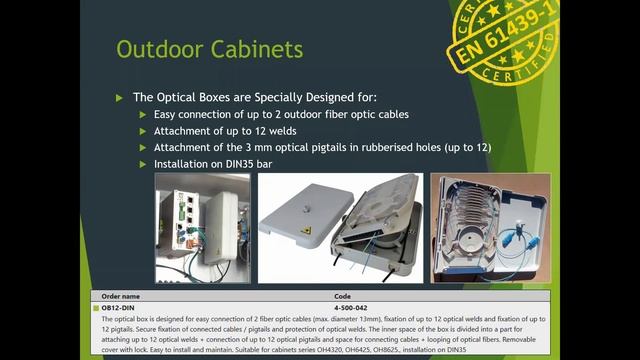 WEBINAR rozdzielnice OH, konwertery światłowodowe i akcesoria: смотреть онлайн