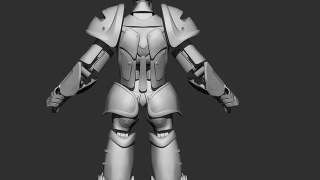 Crusader Robot Zbrush TurnTable смотреть онлайн