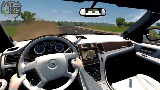 City Car Driving-Cadillac Escalade ESV Platinum,ЕДУ В ДЕРЕВНЮ,К ДЕДУЛЕ! смотреть онлайн