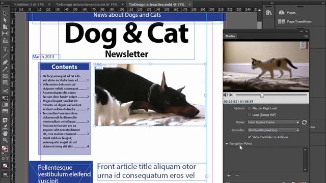 How to Create Interactive PDF Files in InDesign Creative Cloud смотреть онлайн
