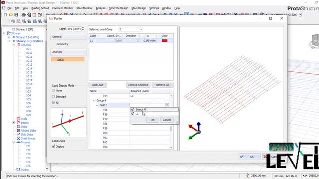 How to Design Steel Roof Workshop Concrete Building in Protastructure смотреть онлайн