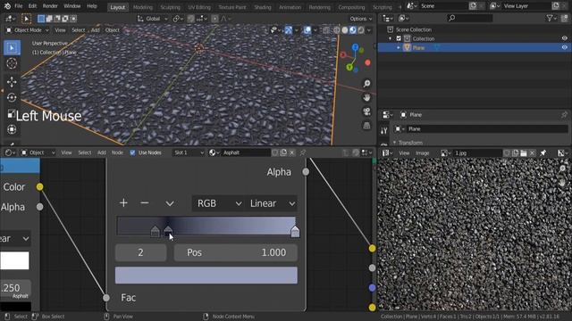 Make Realistic Asphalt in Blender - Procedural Texturing смотреть онлайн