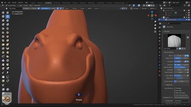 Sculpting in Blender 3.2 || 48 - Fang - Primal смотреть онлайн