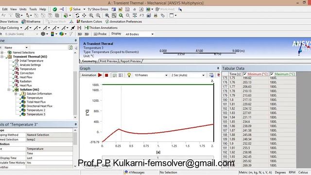 critical coupled field analysis of pressure vessel using ANSYS смотреть онлайн
