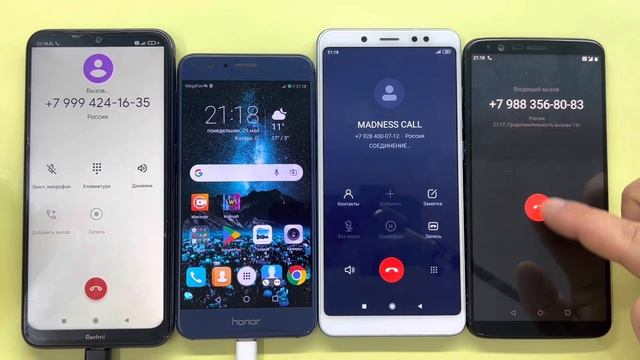 Incoming Call Xiaomi Redmi Note 8T & Honor 8 / Outgoing Call OnePlus 5T & Xiaomi Redmi Mi 5 смотреть онлайн
