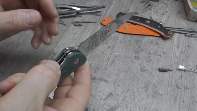 Замок складного ножа Лайнер-лок (liner Lock). Обзор конструкции замка.