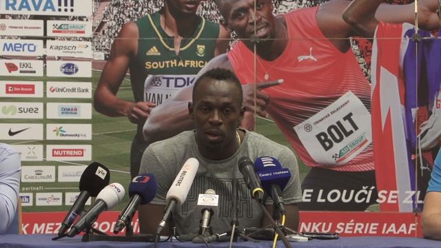 Usain Bolt's Press Conference before Ostrava Golden Spike 2017 смотреть онлайн