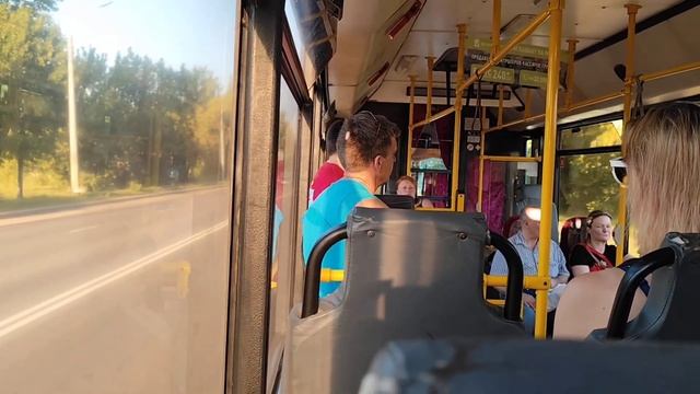 Молодечно. Поездка на автобусе МАЗ-103.485, Г/№ AH 5246-5, маршрут №5 (16.07.2024) смотреть онлайн