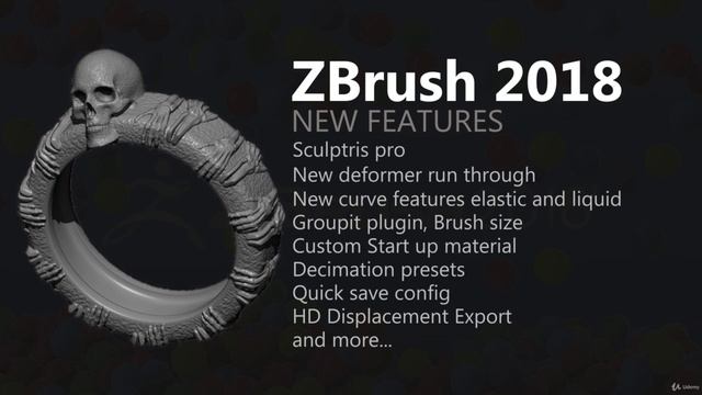 ZBrush 2018 - Ready to Learn all the New Features and Tools - learn 3D & Animation смотреть онлайн