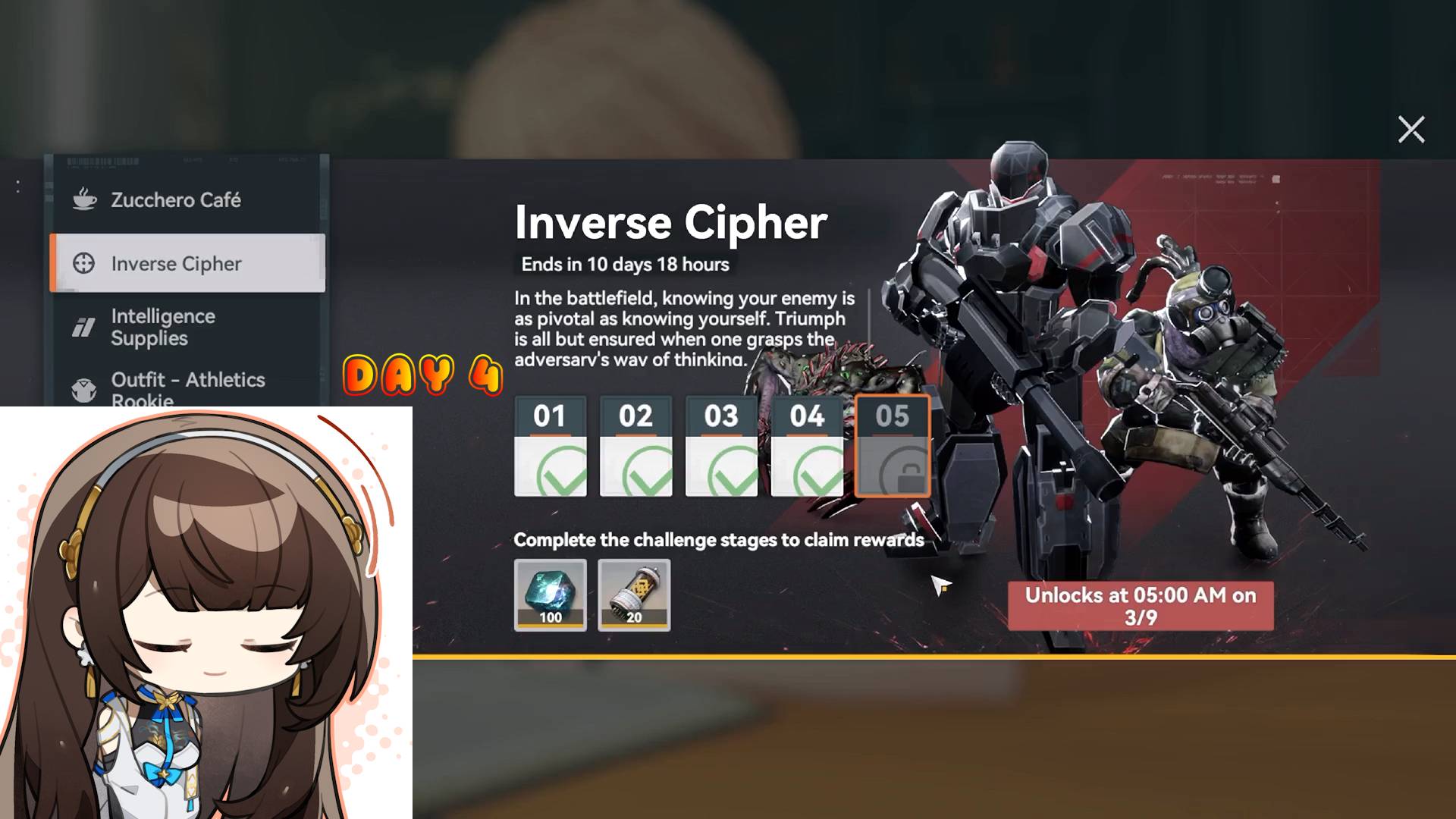 GFL2 ⬥ Событие «Inverse Cipher» ⬥ День 4 – Отдых разума смотреть онлайн