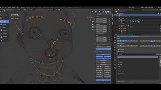 3D Cartoon Girl Rigging Promo | Blender смотреть онлайн