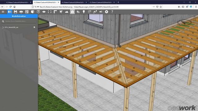 cadwork 3d V28 Webviewer смотреть онлайн