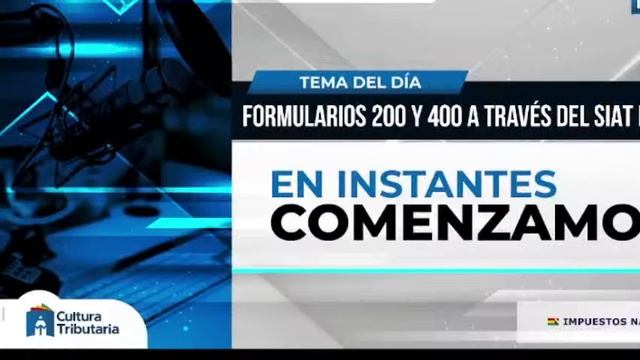 PROGRAMA IMPUESTOS CONTIGO: FORMULARIOS 200 Y 400 A ATRAVÉS DEL SIAT EN LÍNEA смотреть онлайн