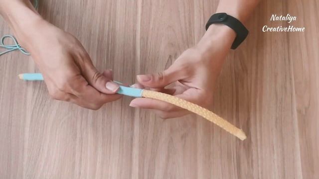 DIY 🌈 Rainbow wall hanging / Іграшка веселка з ниток / @nataliyacreativehome3135 смотреть онлайн