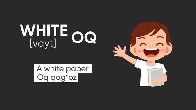 Ingliz Tilidagi Ranglar (Colors)