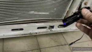 Кондиционер.Ультрафиолетовый течеискатель. Зачем нужен и как это выглядит.