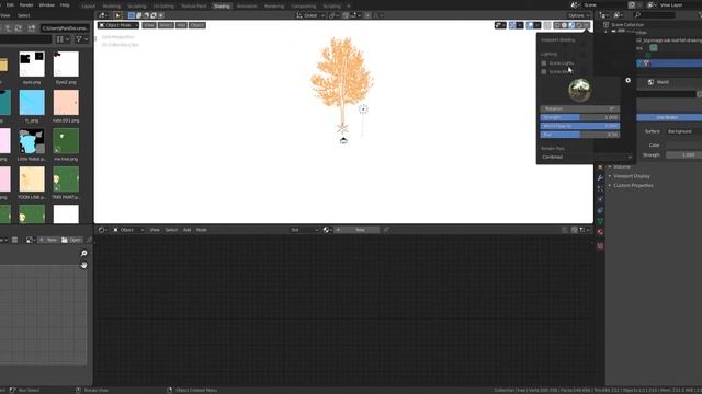 How to make red oak tree in blender 2.8 смотреть онлайн