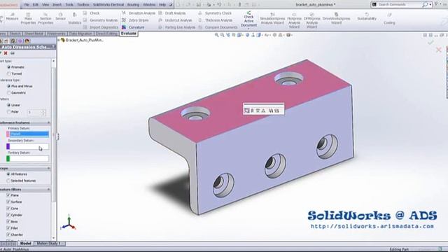 DimXpert for Automatic dimension in 3D model смотреть онлайн