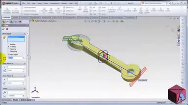 SolidWorks Advanced Parts 55 Flex Twisting смотреть онлайн