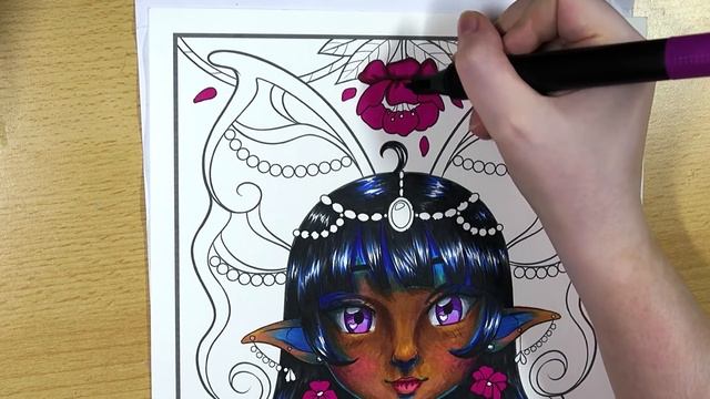 Cute Fairies Coloring Book by Jade Summer смотреть онлайн