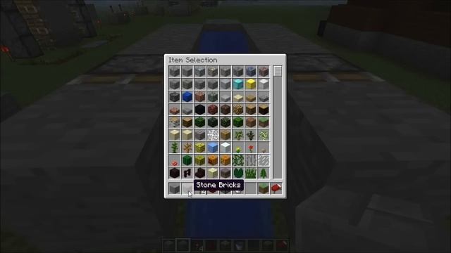 Minecraft How to Build a Circle Stone Brick Generator Mossy Stone Cracked Stone Generator смотреть онлайн