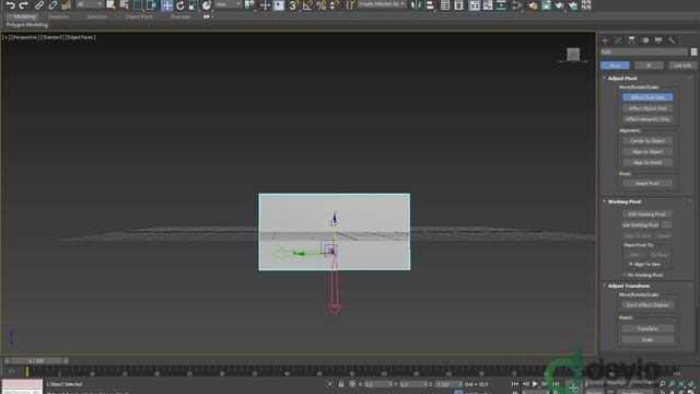 3DS Max 2018 - Rotate Scale ve Pivot Only смотреть онлайн