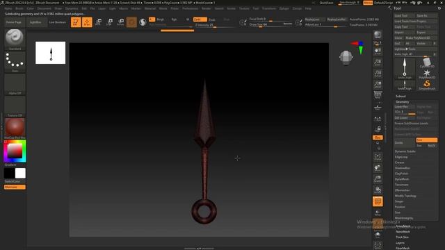 №005. Modeling Kunai Knife & 3DS MAX - Zbrush - Substance Painter смотреть онлайн