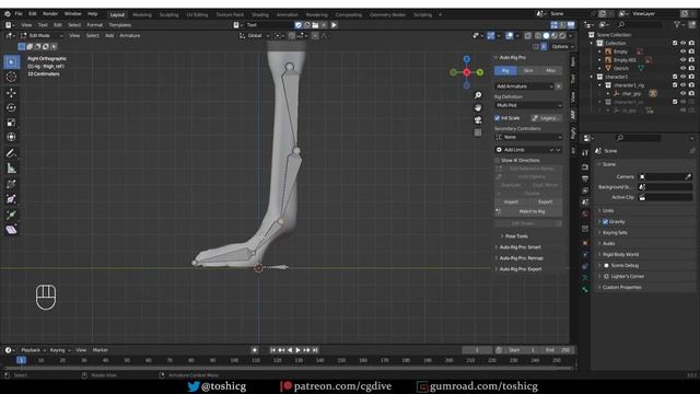 Auto-Rig Pro: Ostrich Rigging Tutorial [Blender]