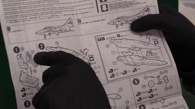 Matchbox March: Blue Angels F9 Panther 1/72 PK-124 kit review смотреть онлайн