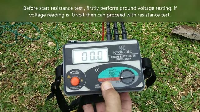 HOW TO PREFORM EARTH RESISTANCE TEST смотреть онлайн