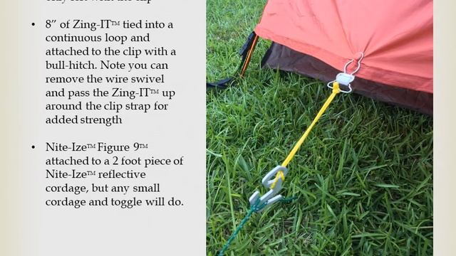 Alps Mountaineering Lynx 1 Sheet Garter Hack (slide show version) смотреть онлайн