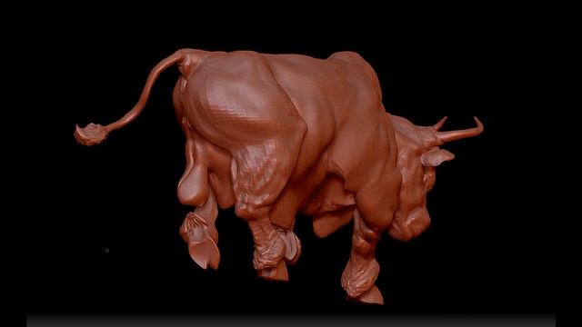 ZBrush 4 - Herens Bull - Transpose, Turnatble and Texturing - Dethan смотреть онлайн