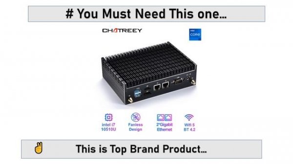 Chatreey Fanless KC10-F IT12-F Mini PC