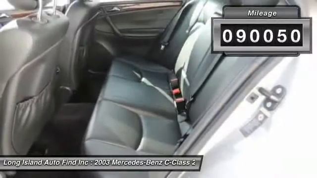 2003 Mercedes-Benz C-Class 2.6L Copiague NY 11726 смотреть онлайн