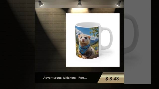 Adventurous Whiskers - Ferret Explorer: Ceramic Mug 11oz смотреть онлайн