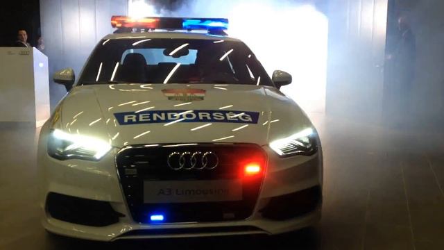 Audi A3 Limousine Police Car In Hungary