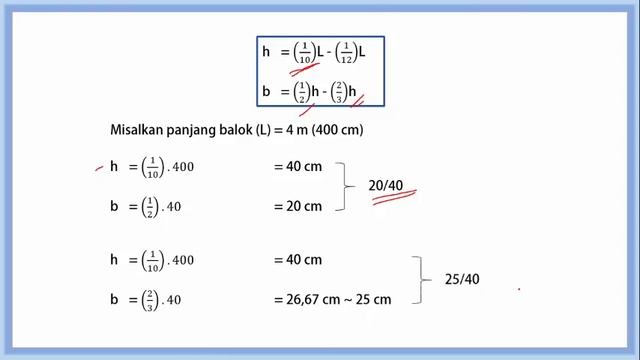 Cara Menentukan/Menaksir Dimensi Balok Beton Bertulang смотреть онлайн