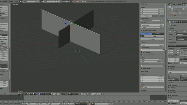 Blender how to find the center of a circle when it's not complete смотреть онлайн