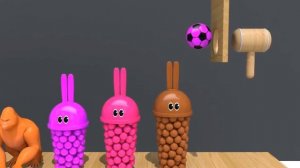 Bingo Song | Learn Colors with friends gorilla monkey !!!!