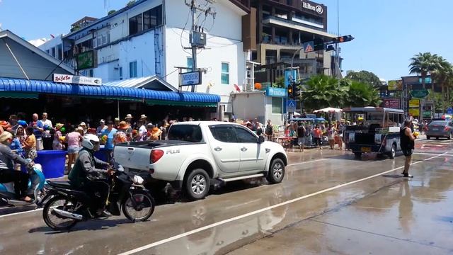 Сонгкран в Тайланде. Паттайя.