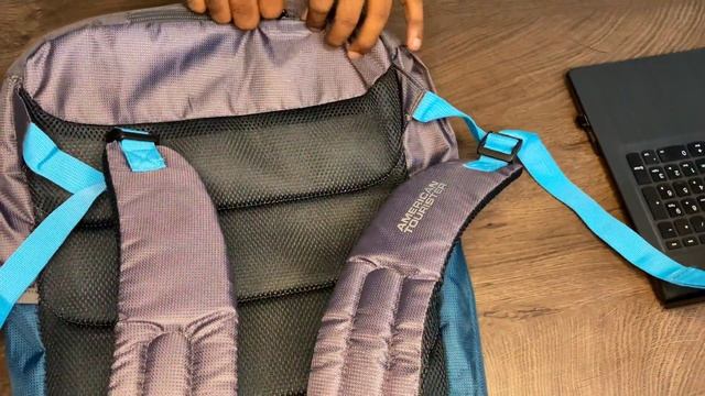 Medium 29 L Backpack Mist Sch Bag (Blue Grey) American Tourister Bag Review смотреть онлайн