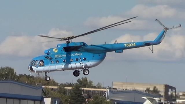 Миль Ми 8МТ №70934 [ МВЗ им.Миля ] Взлет смотреть онлайн